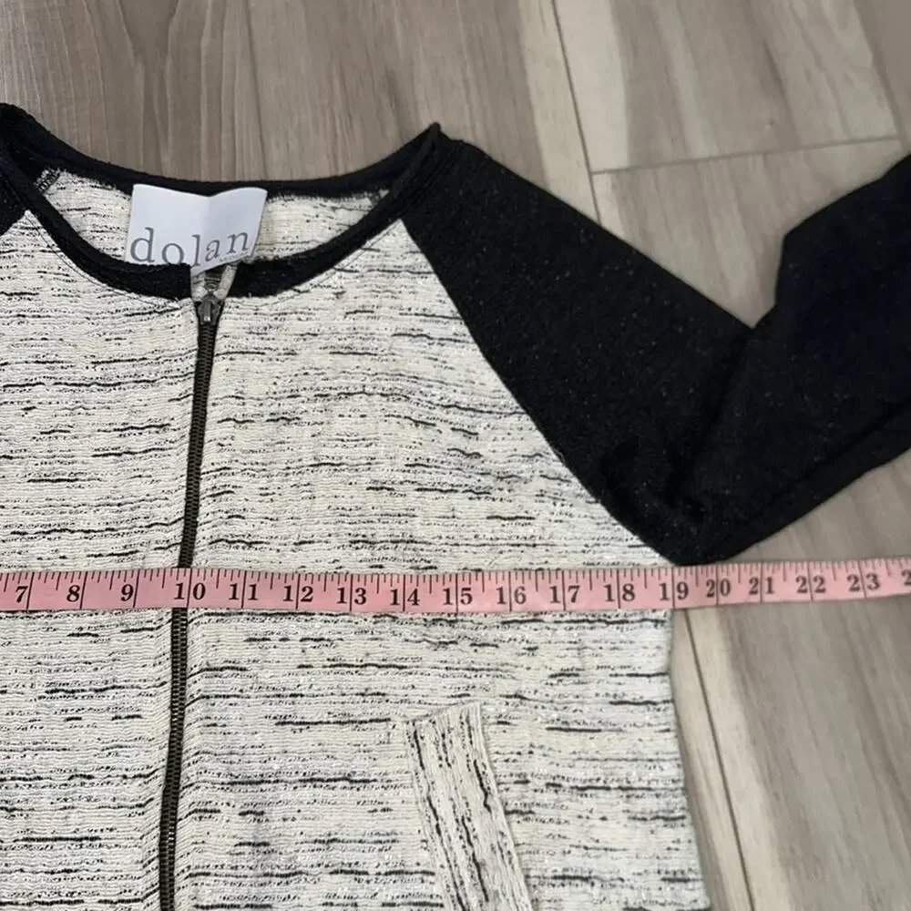 Anthropologie Dolan textured full zip lightweight jacket size medium